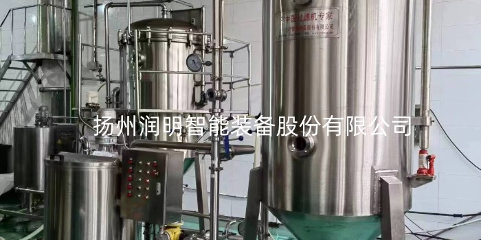 2臺燭式過濾機在塔牌酒廠現(xiàn)場成功試機！